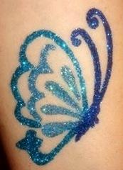 Glitter tattoo Glitter tattoo